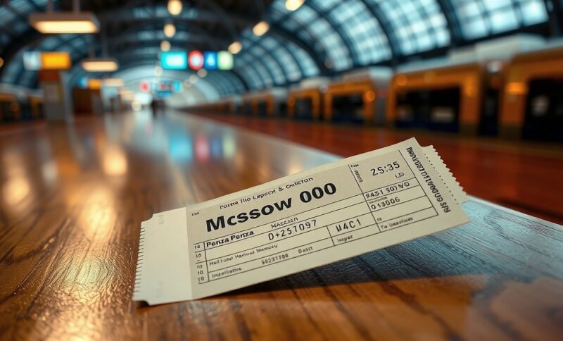 билет на Пенза Москва поезд